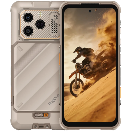 Ulefone RugOne Xever 8 8GB/128GB Sand Dune IP68 6,5 pouces 120Hz 64MP NFC