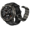 KOSPET Tank T4 Special Edition Noir 1,43 pouces AMOLED GPS 15 jours +160 sports 10ATM IP69K Smartwatch