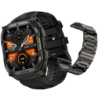 KOSPET Tank M4 Special Edition Noir 1,96 pouces AMOLED GPS 15 jours 10ATM IP69K Smartwatch