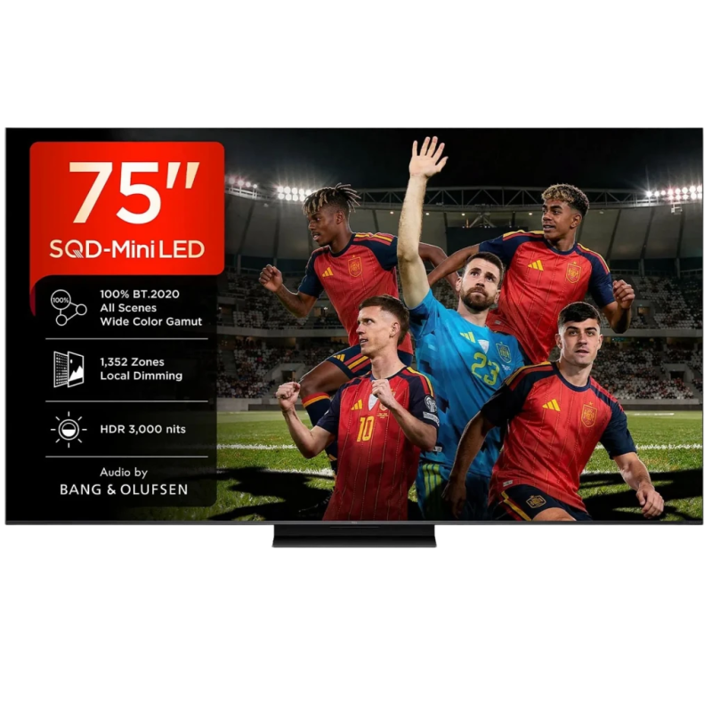 TCL 75C7L 75 pouces 4K QD-Mini LED 144Hz Dolby Vision HDR10+ Google TV