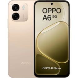 OPPO A6 5G 6GB/256GB Aurora Gold IP68 6,75 pouces LCD 120Hz 50MP 6550mAh 45W NFC