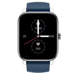 Montre connectée Zeblaze Btalk Pro, écran AMOLED 1,43 pouces, autonomie de 14 jours, IP68, Argenté