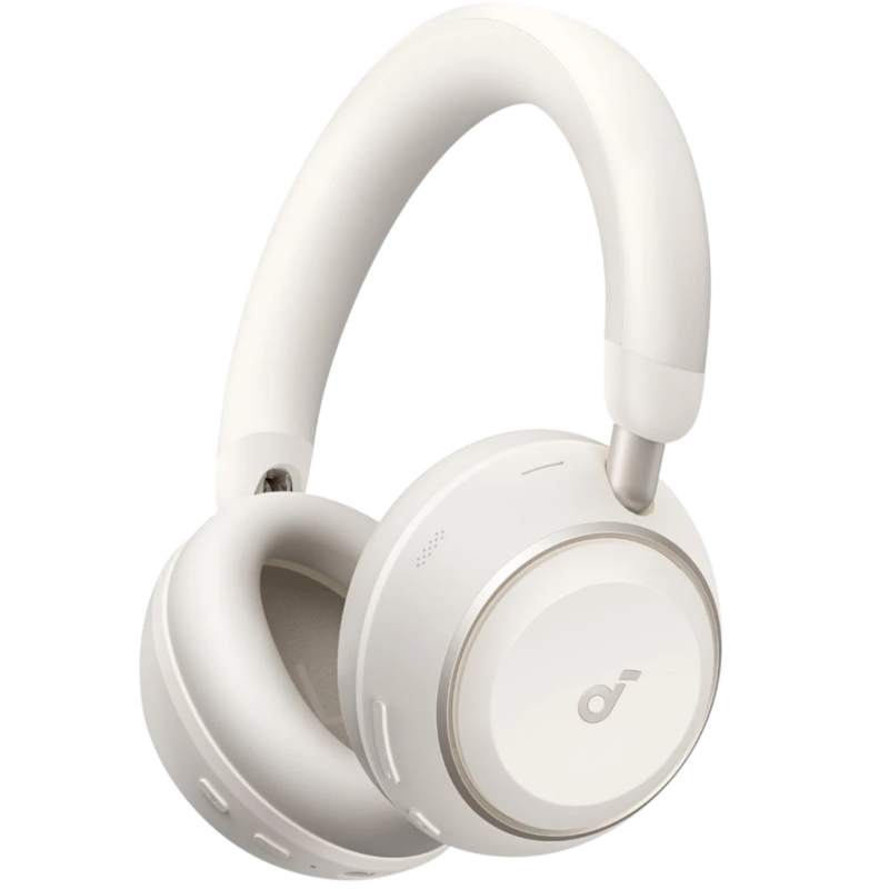 Soundcore Space 2 Blanc Arceau ANC Bluetooth 6.1 70h Multipoint Casque sans fil