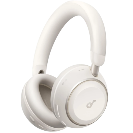Soundcore Space 2 Blanc Arceau ANC Bluetooth 6.1 70h Multipoint Casque sans fil