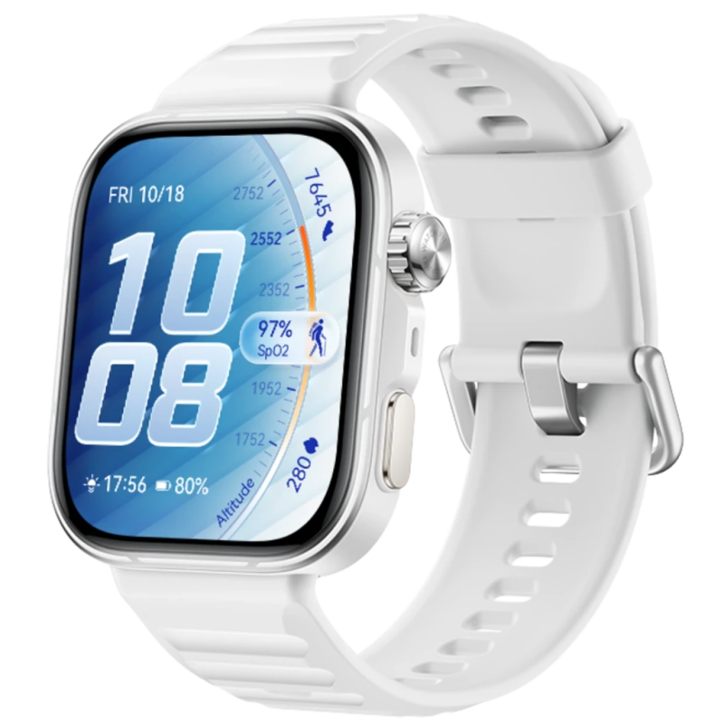 Huawei Watch Fit 5 Pro Blanc 1,92 pouces AMOLED GPS NFC 10 jours +100 sports 5ATM
