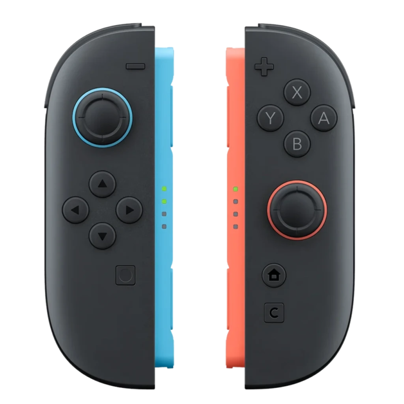 Magnetic Set S2 compatible avec Switch 2 Bleu/Rouge Bluetooth vibration 500mAh 20h Manette sans fil