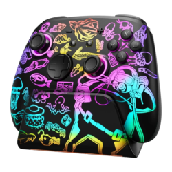 Funlab Luminex Pro Wireless Switch With Charging Dock Dave Collab Edition effet Hall gyroscope 950mAh Manette