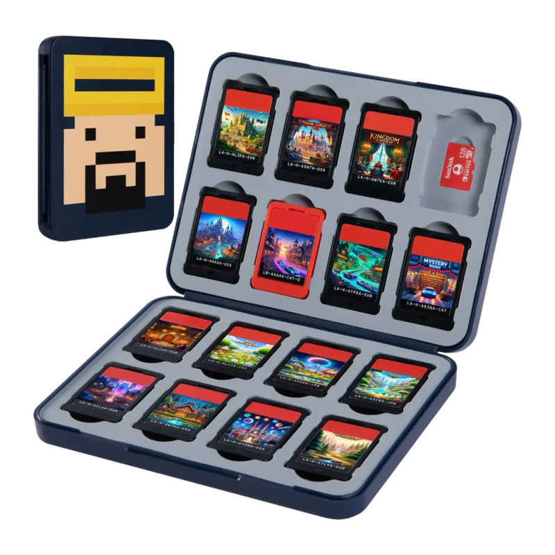 Porte-cartes FUNLAB Switch Game Card Holder Dave Collab Edition