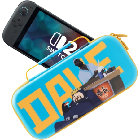 FUNLAB Housse « Dave the Diver Edition » Bleu clair pour Switch 2/1/OLED - Rigide, EVA, 10 emplacements