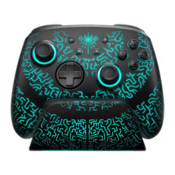 FUNLAB Luminex Pro Wireless Switch Controller Dock Miner effet Hall vibration 950mAh 12,5h Manette sans fil