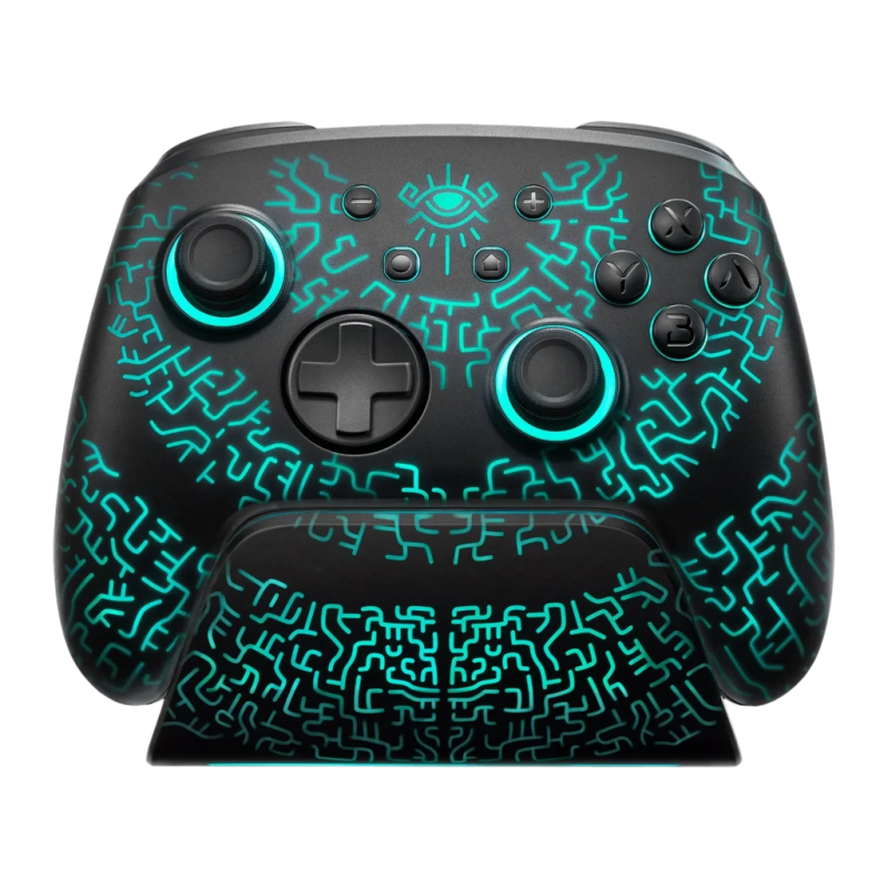 FUNLAB Luminex Pro Wireless Switch Controller Dock Miner effet Hall vibration 950mAh 12,5h Manette sans fil