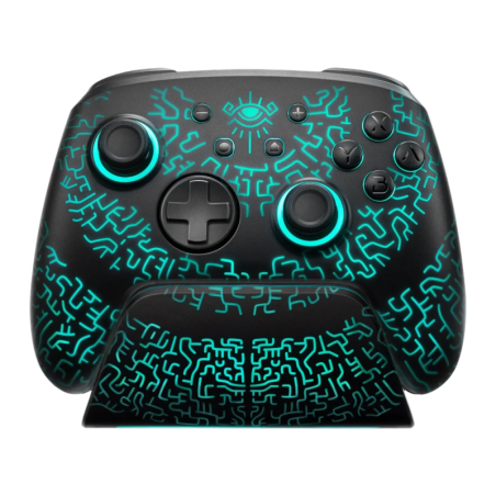 FUNLAB Luminex Pro Wireless Switch Controller Dock Miner effet Hall vibration 950mAh 12,5h Manette sans fil