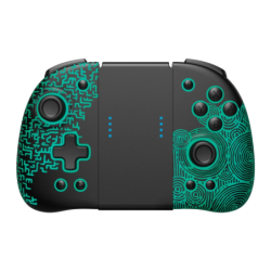 Funlab Luminous Wireless Joy-pad Switch/OLED Zonaite Black Manette sans fil
