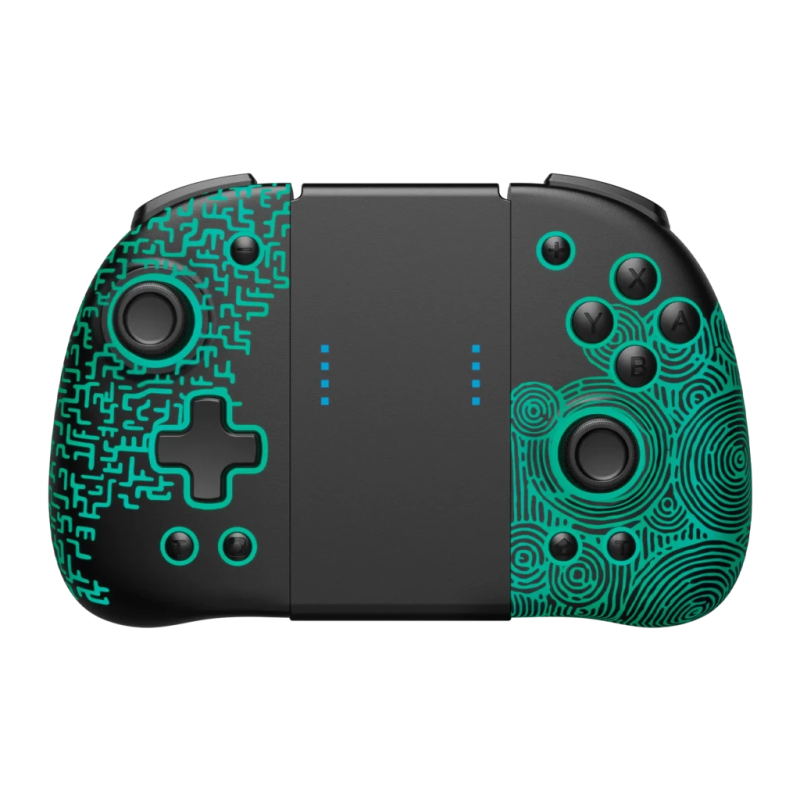 Funlab Luminous Wireless Joy-pad Switch/OLED Zonaite Black Manette sans fil