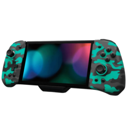 FUNLAB Luminpad Wireless Gripcon Camouflage Noir pour Switch/Switch OLED boutons programmables Manette sans fil