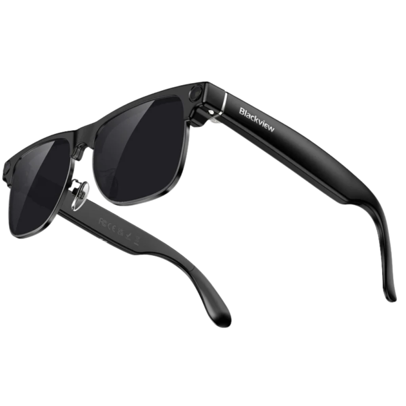 Blackview BV200 AI avec caméra 8MP 2K Bluetooth Lunettes de soleil connectées