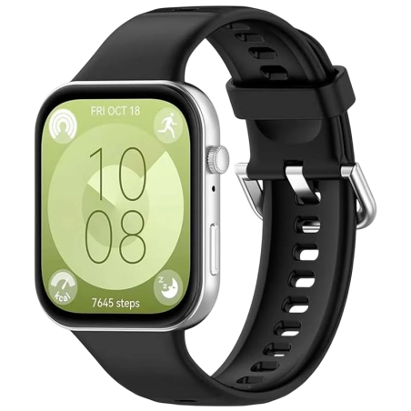 Bracelet en silicone Huawei Watch Fit 5 / 5 Pro Noir