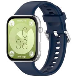 Bracelet en silicone Huawei Watch Fit 5 / 5 Pro  Bleu foncé