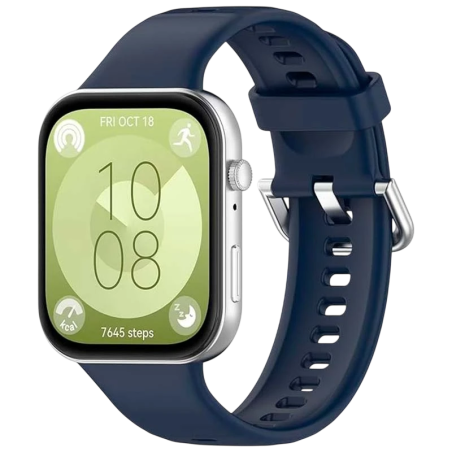 Bracelet en silicone Huawei Watch Fit 5 / 5 Pro  Bleu foncé