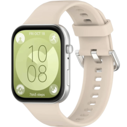 Bracelet en silicone Huawei Watch Fit 5 / 5 Pro Beige