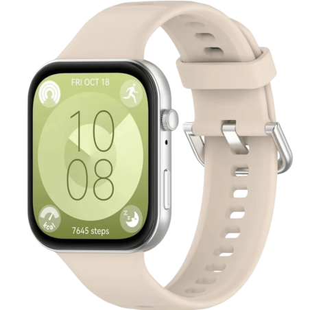 Bracelet en silicone Huawei Watch Fit 5 / 5 Pro Beige