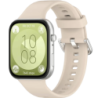 Bracelet en silicone Huawei Watch Fit 5 / 5 Pro Beige