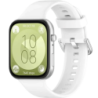 Bracelet en silicone Huawei Watch Fit 5 / 5 Pro Blanc