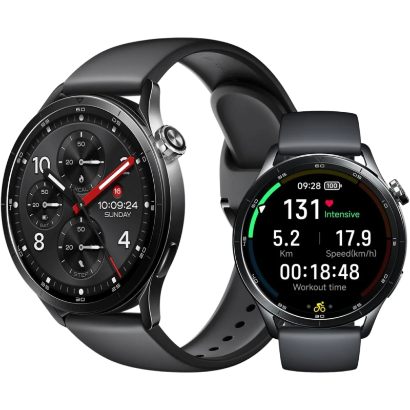 Xiaomi Watch S5 46 mm Noir 1,48 pouces AMOLED GPS double bande NFC 21 jours +150 sports 5ATM