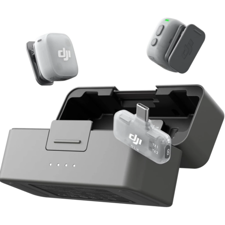 DJI Mic Mini 2 (2 émetteurs + 1 récepteur) Microphone sans fil omnidirectionnel