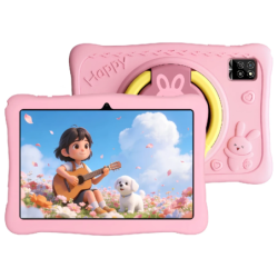 Oscal Kido 2 4GB/64GB Rose 10,1 pouces IPS 8MP 6600mAh Tablette pour enfants