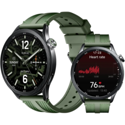 Xiaomi Watch S5 46 mm Vert Jungle 1,48 pouces AMOLED GPS double bande NFC 21 jours +150 sports 5ATM