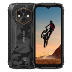 Ulefone RugKing 4 Pro 8GB/256GB Noir 6,56 pouces IPS 120Hz 48MP 10200mAh 18W NFC