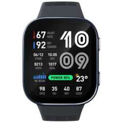 Amazfit Bip Max Bleu Foncé 2,07 pouces AMOLED GPS 20 jours +150 sports 5ATM Smartwatch