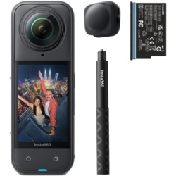Insta360 X5 Noir Minuit 8K FlowState submersible 15 m Caméra sport