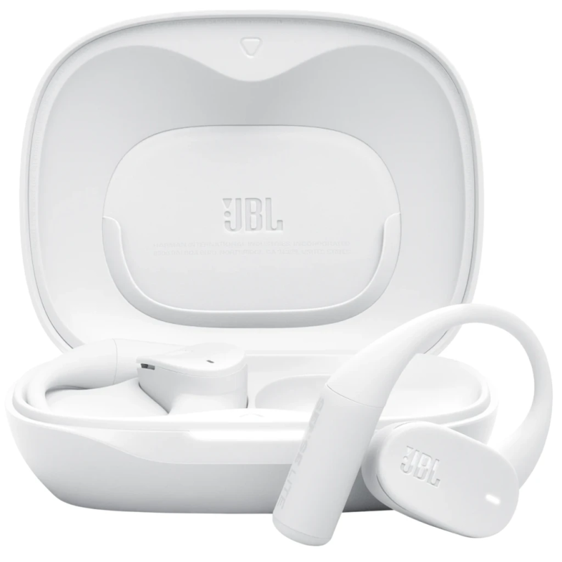 JBL Sense Lite Blanc Open-Ear Bluetooth 5.4 32h IP54 Multipoint Écouteurs sans fil