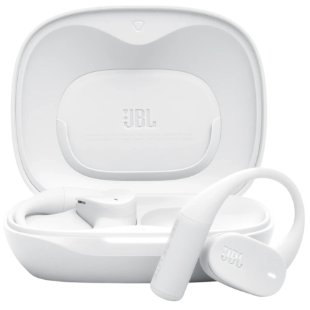 JBL Sense Lite Blanc Open-Ear Bluetooth 5.4 32h IP54 Multipoint Écouteurs sans fil