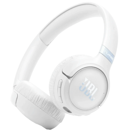 JBL Tune 680NC Blanc Arceau ANC Bluetooth 6.0 76h Multipoint Casque sans fil