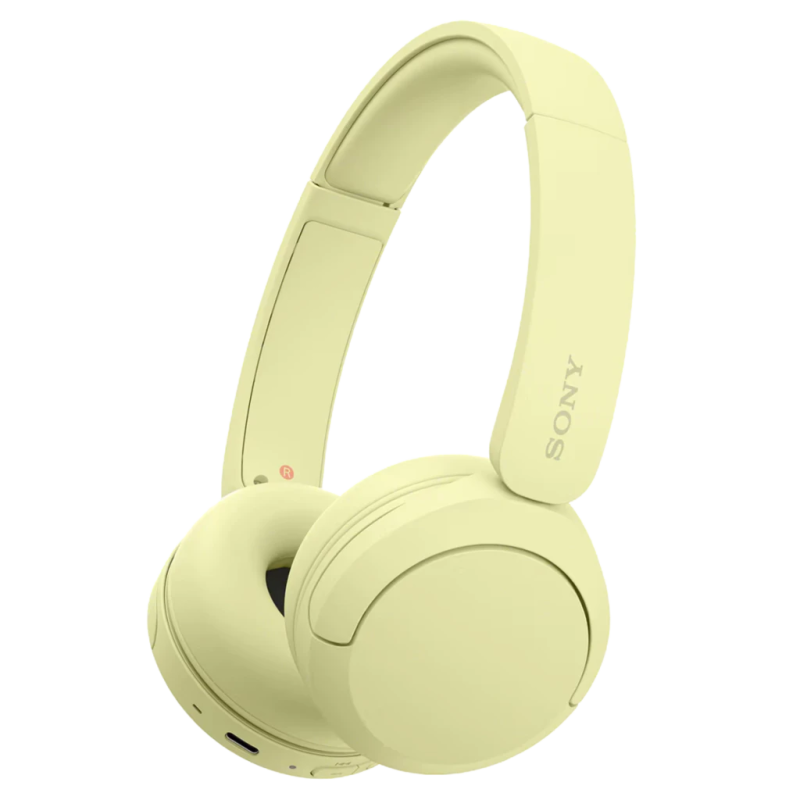 Sony WH-CH520 Jaune Arceau Bluetooth 5.2 50h Multipoint Casque sans fil