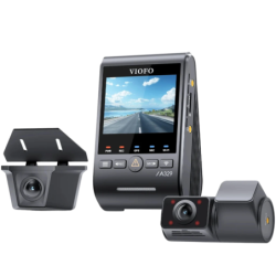 VIOFO A329SW 3CH 4K 30fps Avant + 2K Arrière + 2K Habitacle WiFi 6 Sony STARVIS 2 GPS 2,4 pouces HDR Dashcam