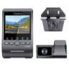 VIOFO A329TW 3CH Triple avec 4K, Téléobjectif et Caméra Extérieure IP67 GPS WiFi 2,4 pouces Dashcam