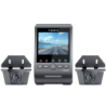 VIOFO A329WW 3CH 4K 30FPS Sony STARVIS 2 Triple avec caméras arrière étanches WiFi 2,4 pouces Dashcam
