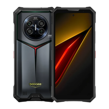 Doogee V50 5G 16GB/512GB Noir Rugged 6,58 pouces IPS 120Hz 200MP 11000mAh 33W