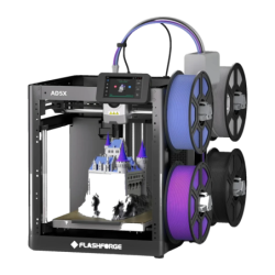 Flashforge Adventurer 5X (AD5X) IFS intégré 4 couleurs FDM 600mm/s nivellement automatique WiFi Imprimante 3D