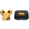 Kleincool X8 LS043 et console rétro 64GB Android 12 4K WiFi double bande Bluetooth H618 TV Box