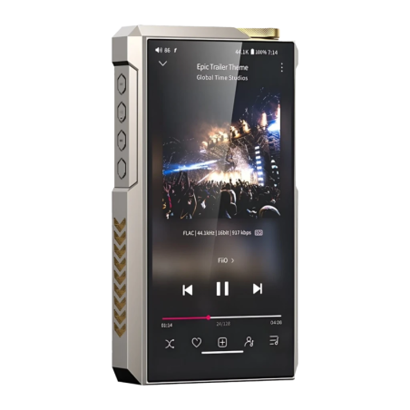 FiiO M27 Titanium 5000mW+5000mW DSD512 Natif aptX 5,99 pouces 256GB 9h microSD DAC Lecteur