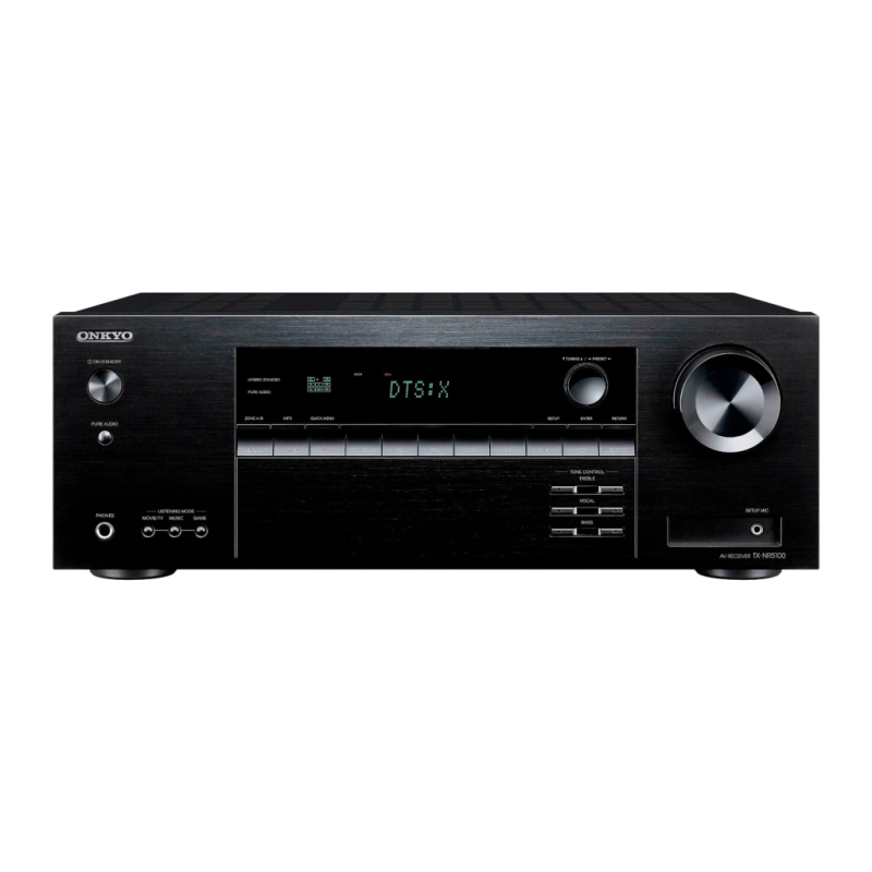 Onkyo TX-NR5100 Dolby Atmos 5.2.2 DTS:X 165W/canal Bluetooth WiFi AirPlay Récepteur AV