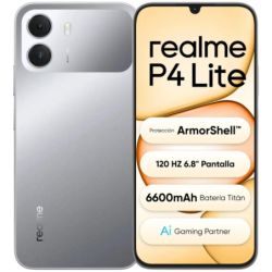 Realme P4 Lite 4G 4GB/128GB Gris 6,74 pouces IPS 90Hz 13MP 6300mAh