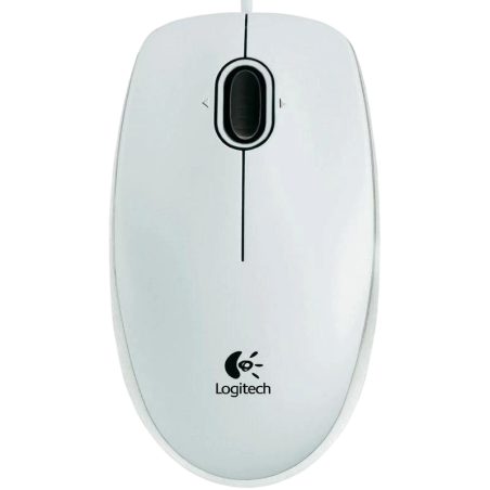 Logitech B100 Blanc USB 800 DPI 3 boutons Souris