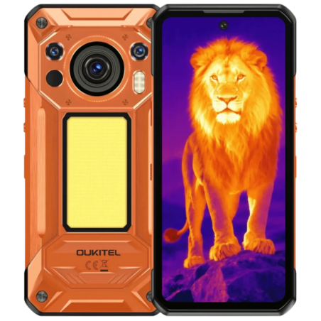 Oukitel WP500 Ultra Thermal 12GB/1TB Orange Rugged IP68/IP69K 6,78 pouces IPS 120Hz 108MP 10000mAh 45W NFC