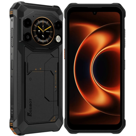 Fossibot F117 5G 8GB/256GB Orange 6,75 pouces IPS 120Hz 50MP 10000mAh NFC